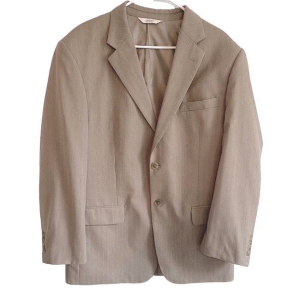 Versini tan blazer. Size 44R. 100% wool - Picture 1 of 6